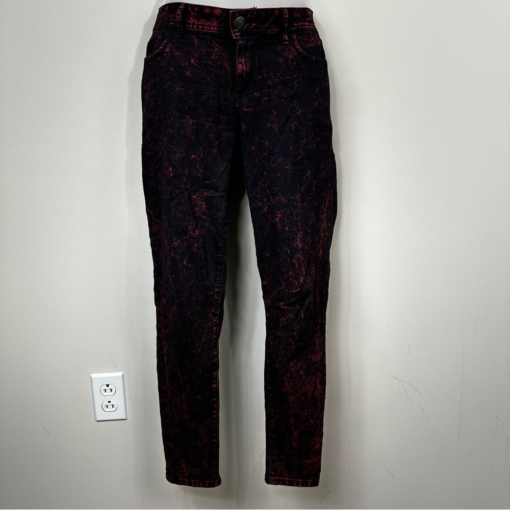 Divine Rights of Denim Pink & Black Acid Wash Jeans in Size 29